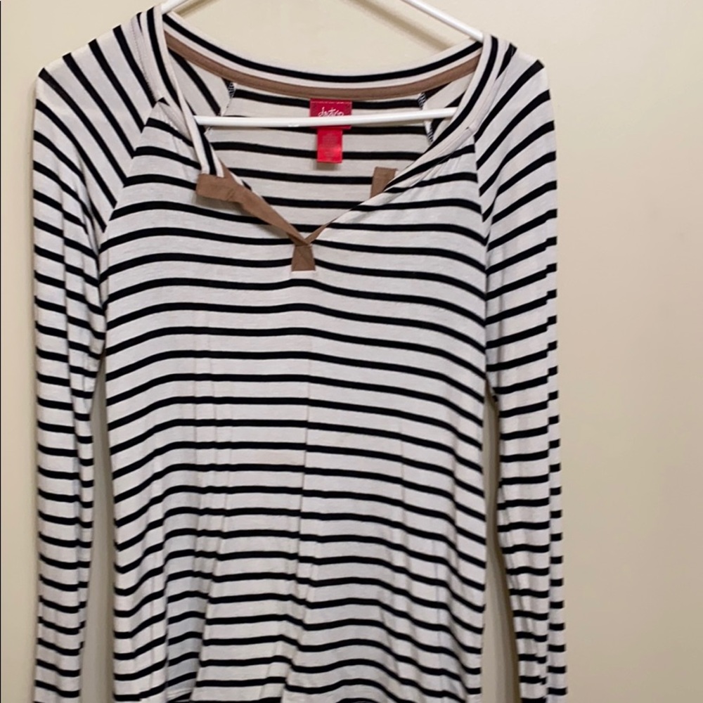 Striped long sleeve shirt